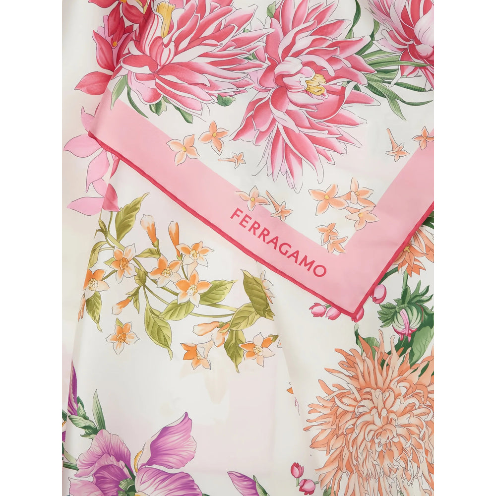 Ferragamo Pink Scarves Women FERRAGAMO
