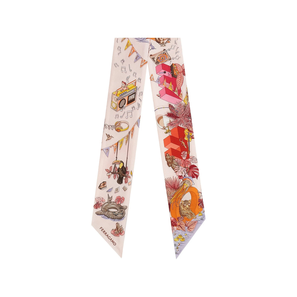 Ferragamo Pink Scarves Women FERRAGAMO