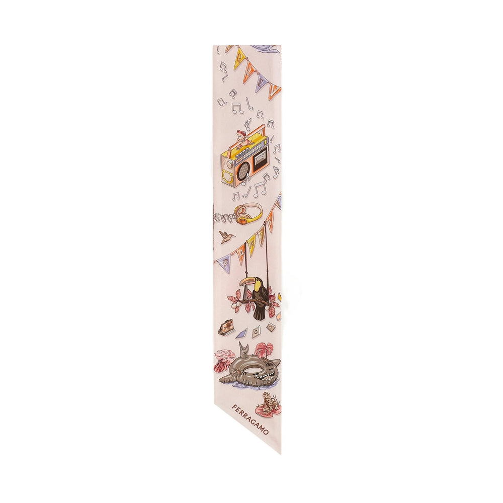 Ferragamo Pink Scarves Women FERRAGAMO