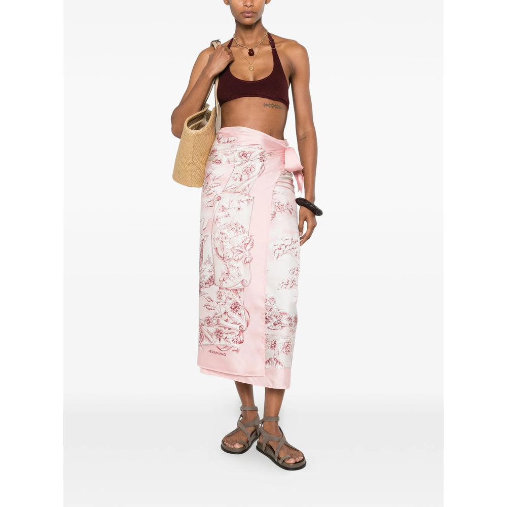 Ferragamo Pink Beachwear - Beach Cover-Ups Women FERRAGAMO