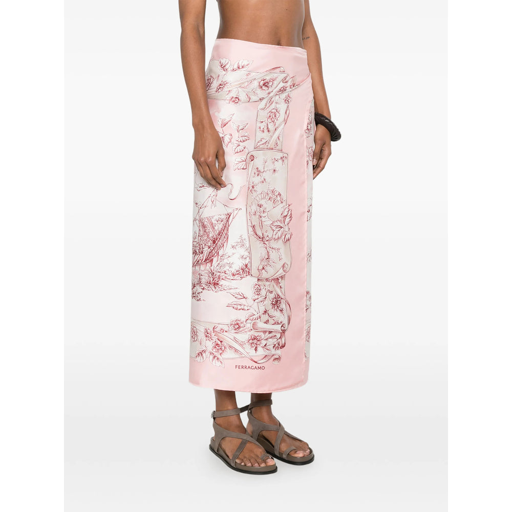 Ferragamo Pink Beachwear - Beach Cover-Ups Women FERRAGAMO