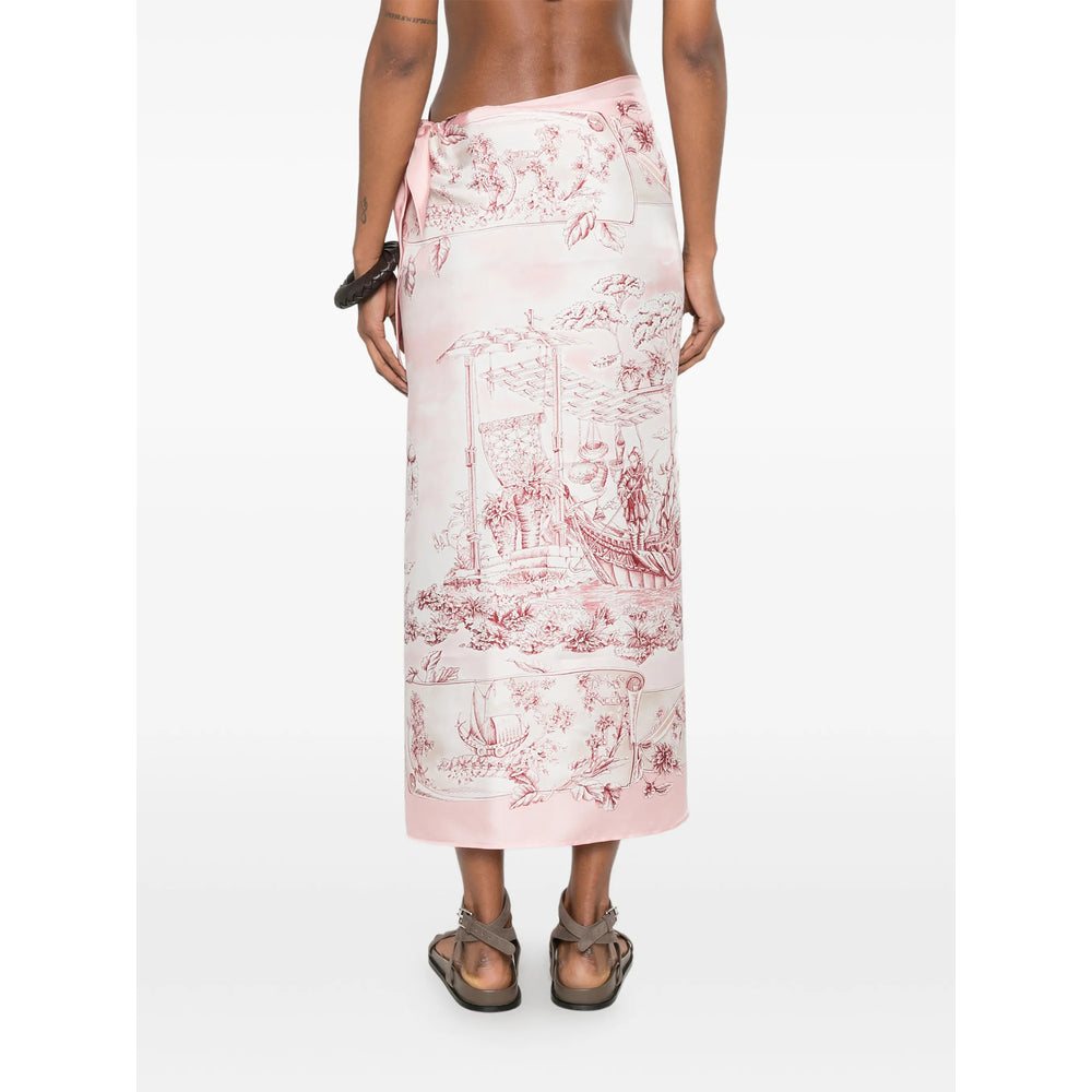 Ferragamo Pink Beachwear - Beach Cover-Ups Women FERRAGAMO