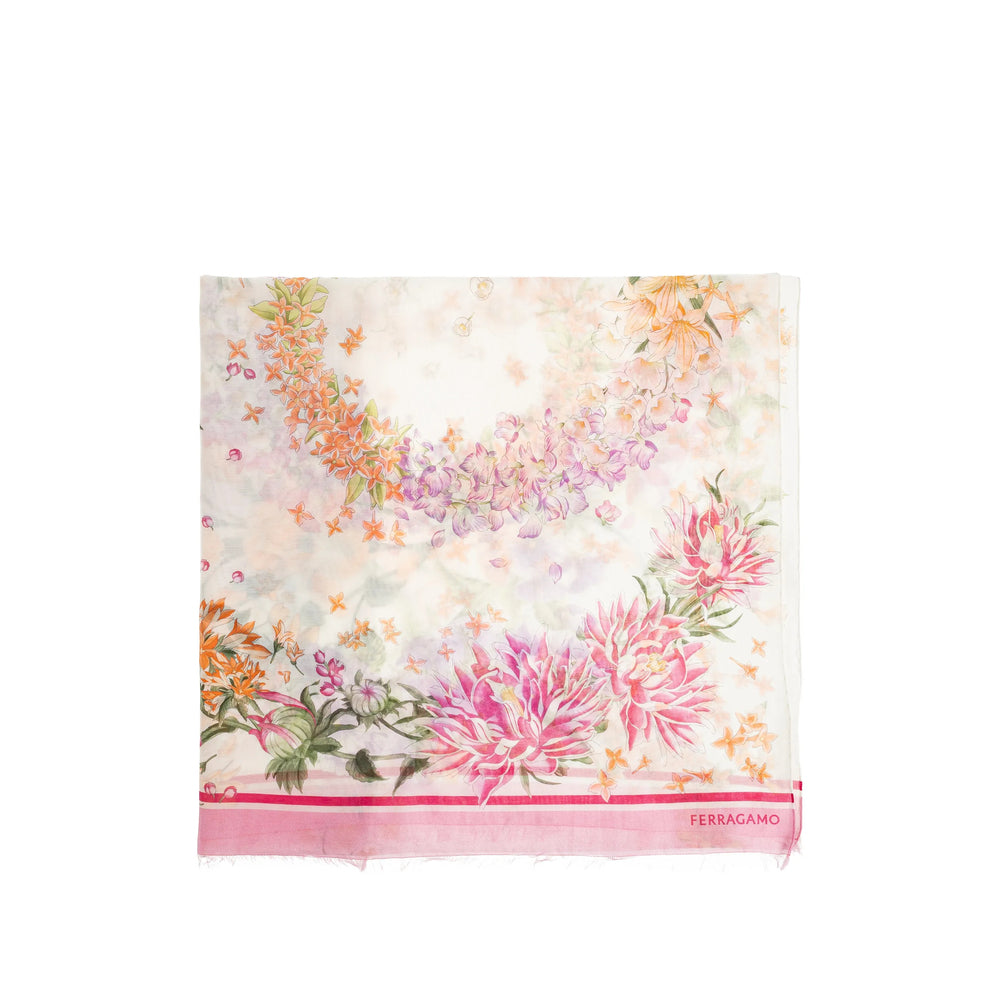 Ferragamo Pink Scarves Women FERRAGAMO