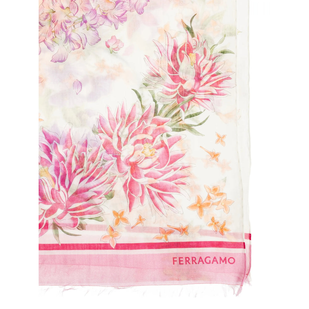 Ferragamo Pink Scarves Women FERRAGAMO