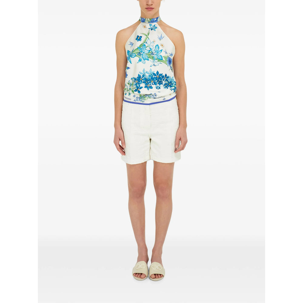 Ferragamo White Tops - Blouses Women FERRAGAMO