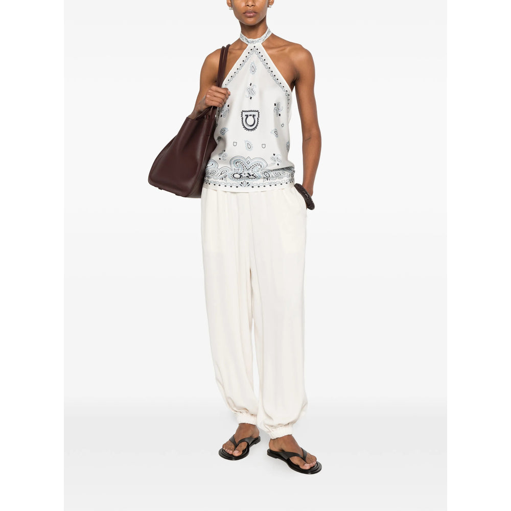 Ferragamo White Tops - Vests & Tank Tops Women FERRAGAMO