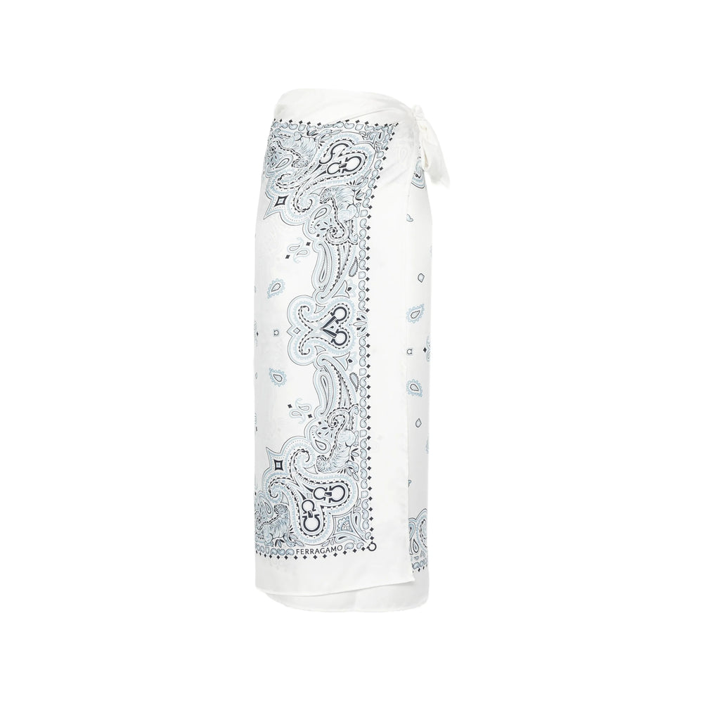Ferragamo White Beachwear - Beach Cover-Ups Women FERRAGAMO