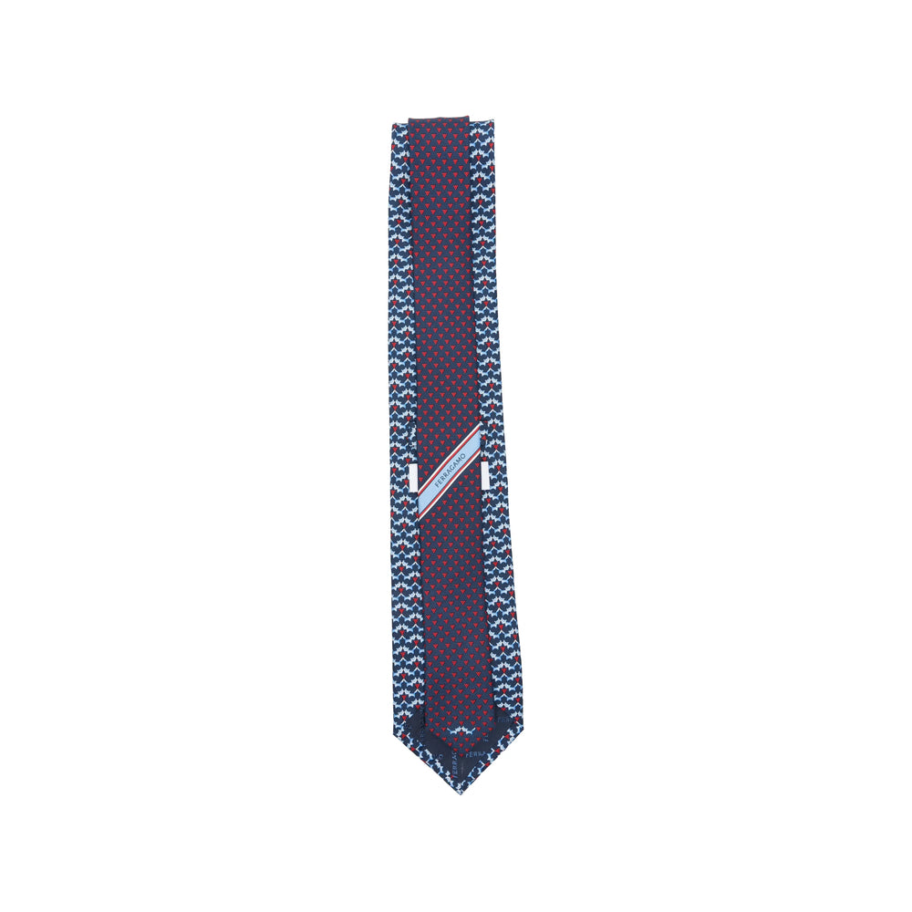 Ferragamo Blue Ties & Bow Ties Men FERRAGAMO