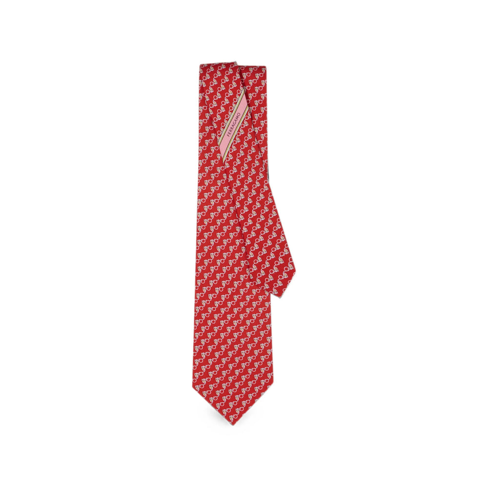 Ferragamo Red Ties & Bow Ties Men FERRAGAMO