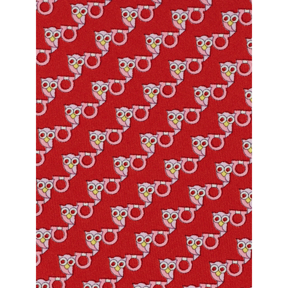 Ferragamo Red Ties & Bow Ties Men FERRAGAMO