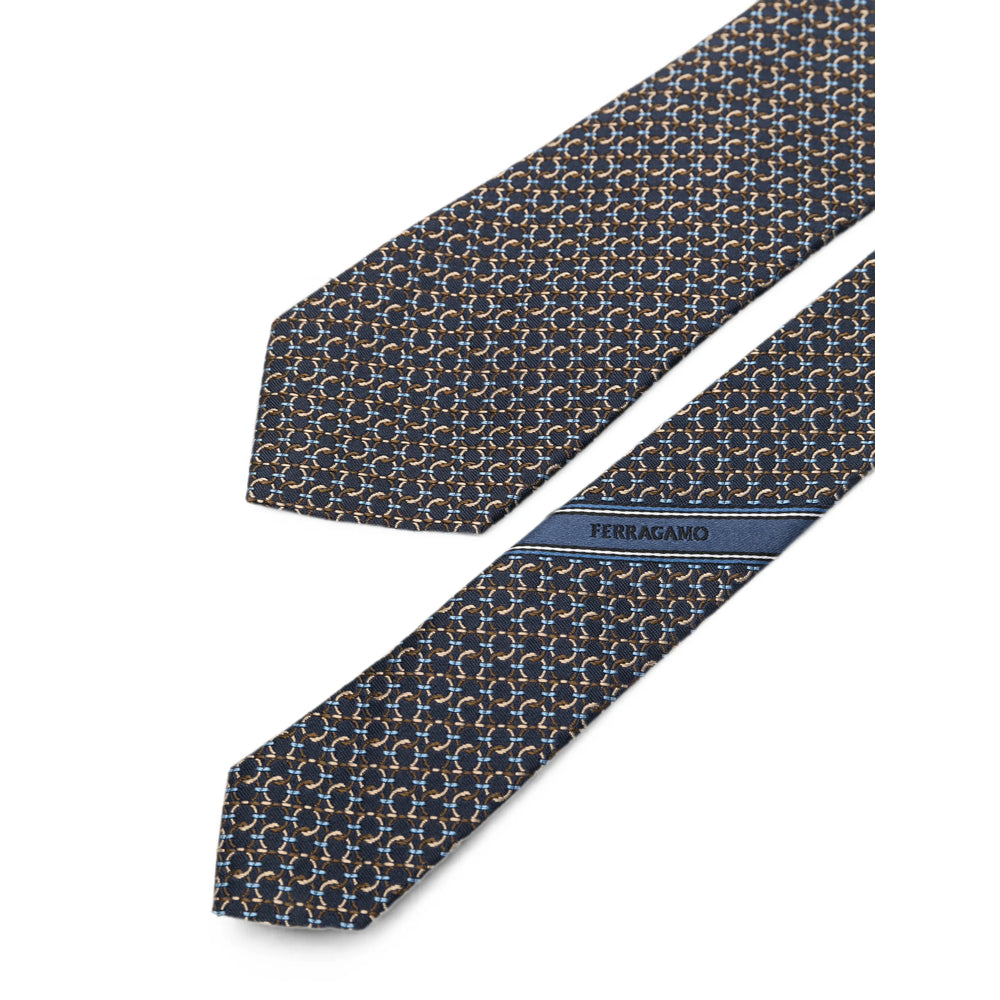 Ferragamo Blue Ties & Bow Ties Men FERRAGAMO