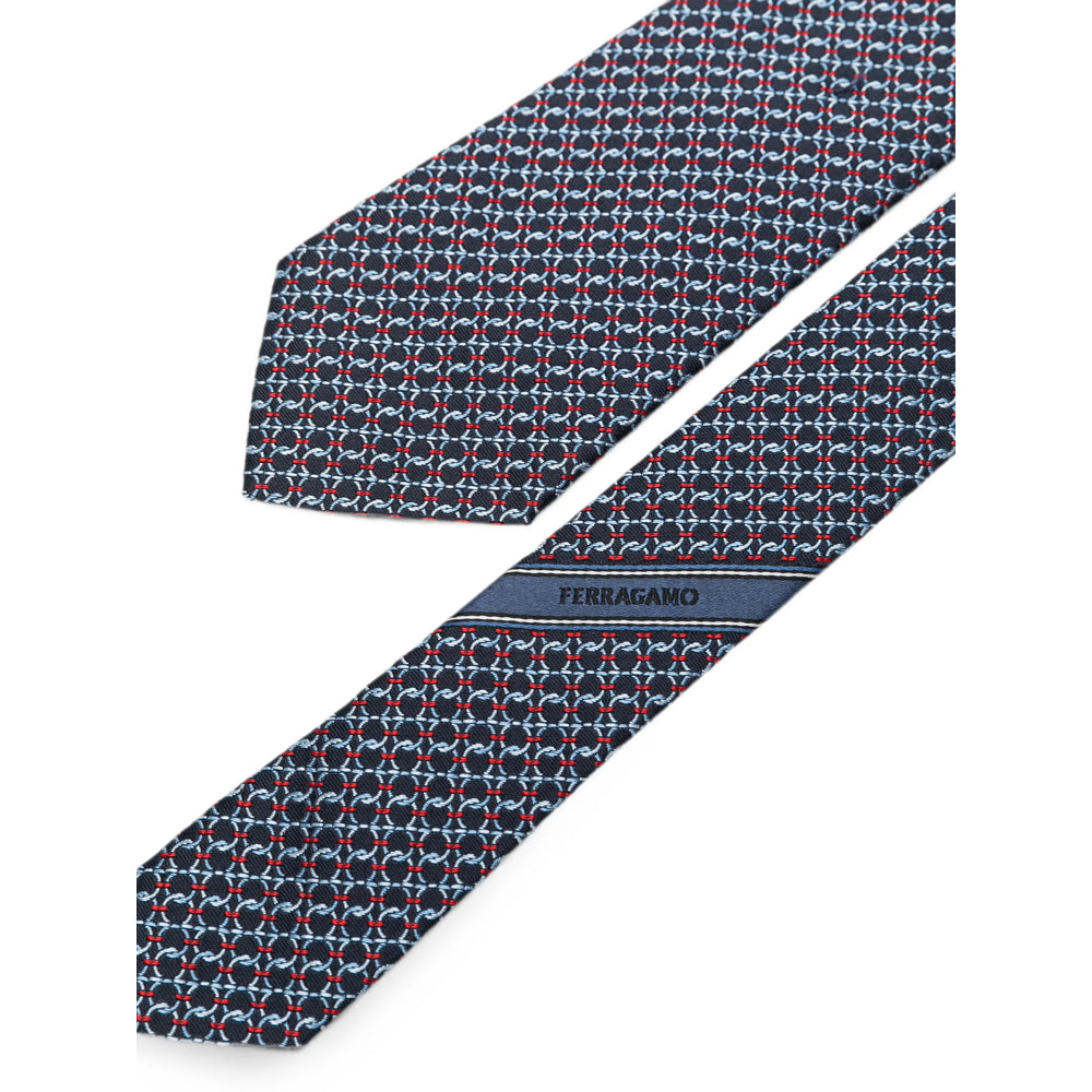Ferragamo Blue Ties & Bow Ties Men FERRAGAMO