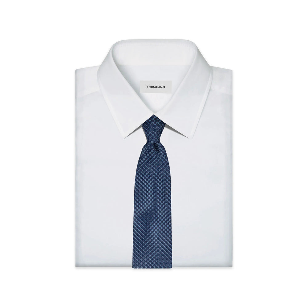 Ferragamo Blue Ties & Bow Ties Men FERRAGAMO