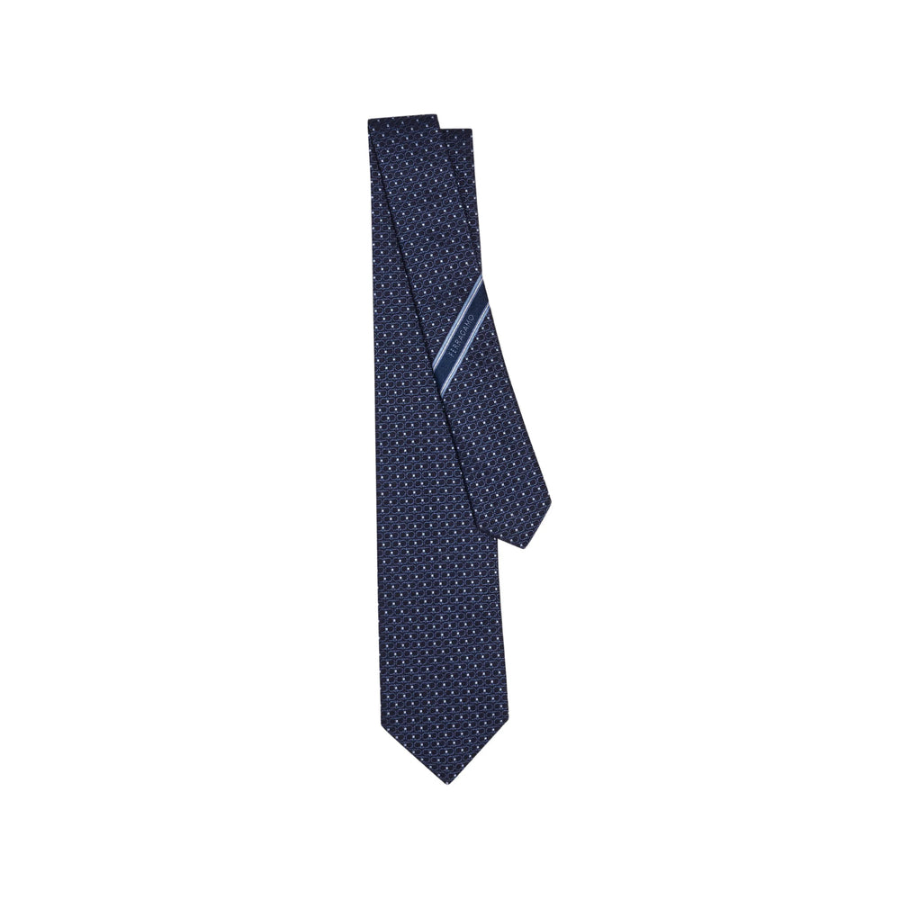 Ferragamo Blue Ties & Bow Ties Men FERRAGAMO