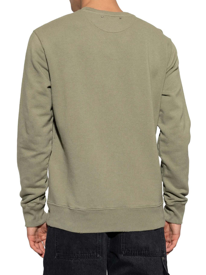 Golden Goose Deluxe Brand Men Crewneck Sweatshirt With Vintage Logo GOLDEN GOOSE