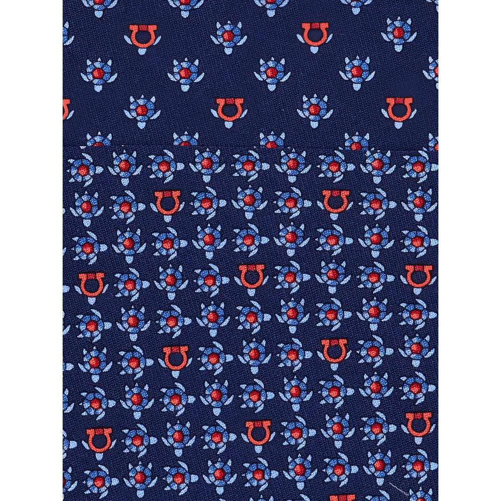 Ferragamo Blue Ties & Bow Ties Men FERRAGAMO