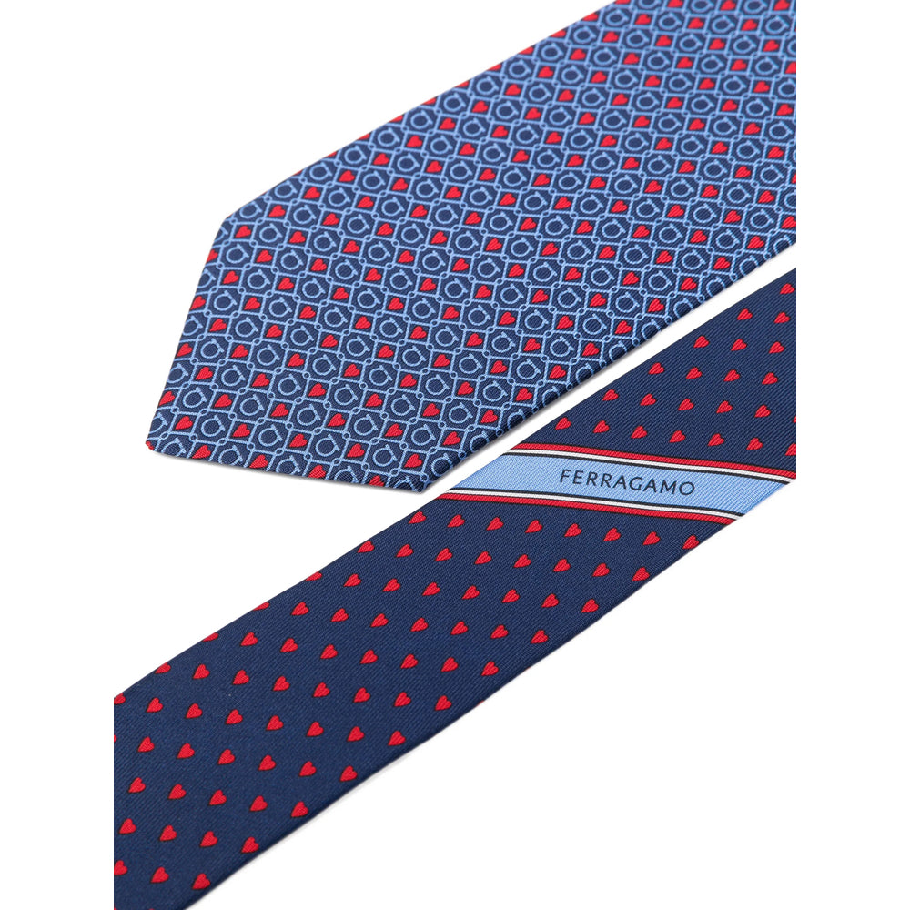 Ferragamo Blue Ties & Bow Ties Men FERRAGAMO