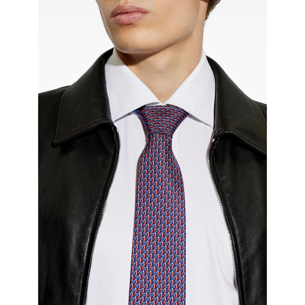 Ferragamo Blue Ties & Bow Ties Men FERRAGAMO