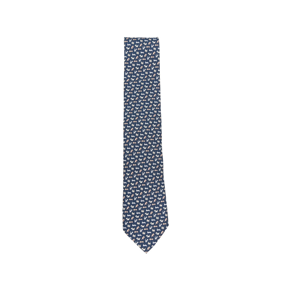 Ferragamo Blue Ties & Bow Ties Men FERRAGAMO