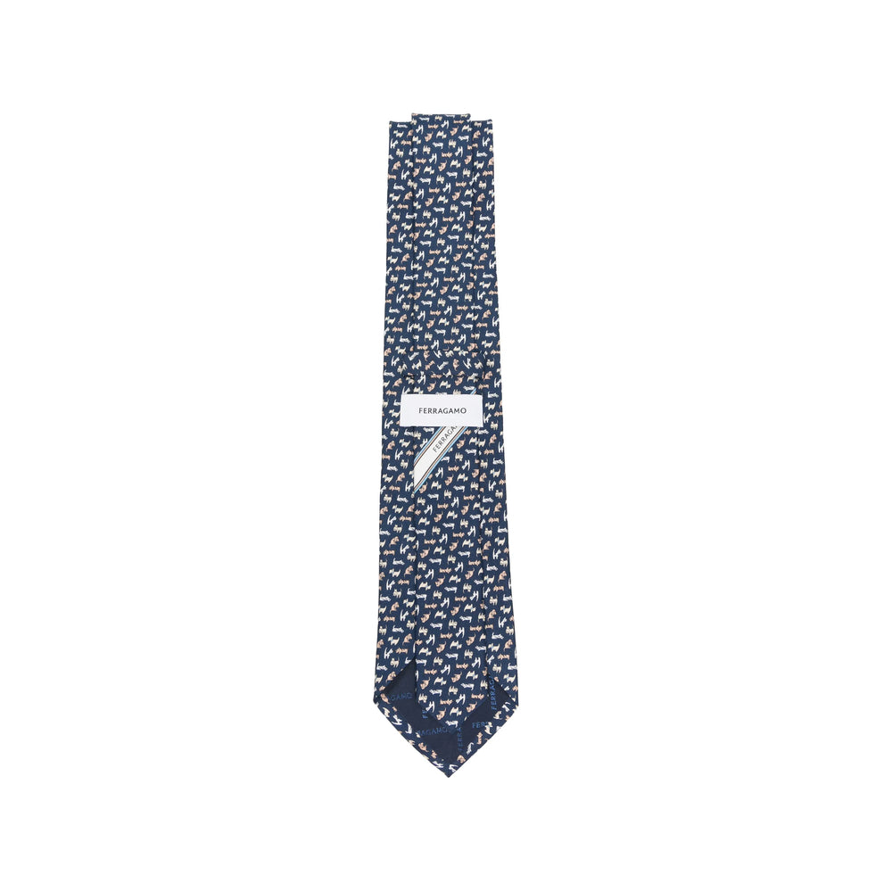 Ferragamo Blue Ties & Bow Ties Men FERRAGAMO