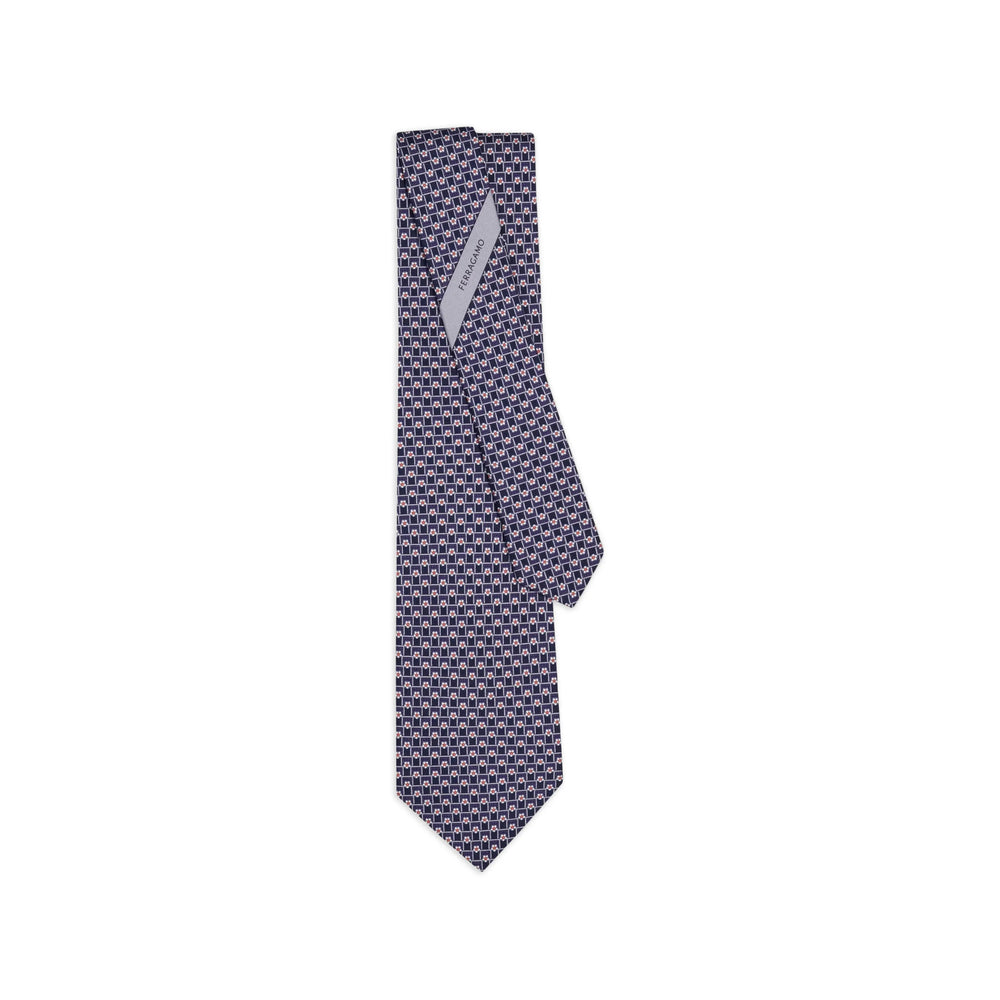 Ferragamo Blue Ties & Bow Ties Men FERRAGAMO