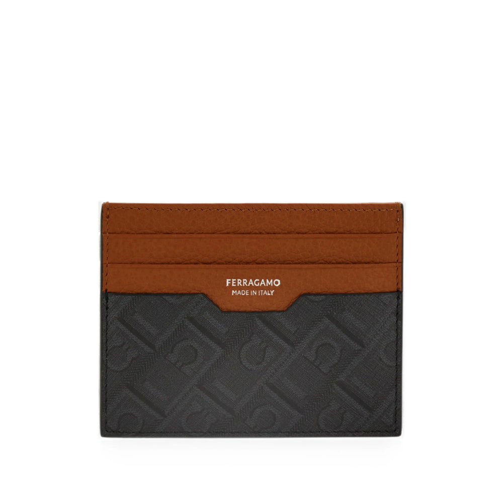 Ferragamo Black Wallets & Cardholders Men