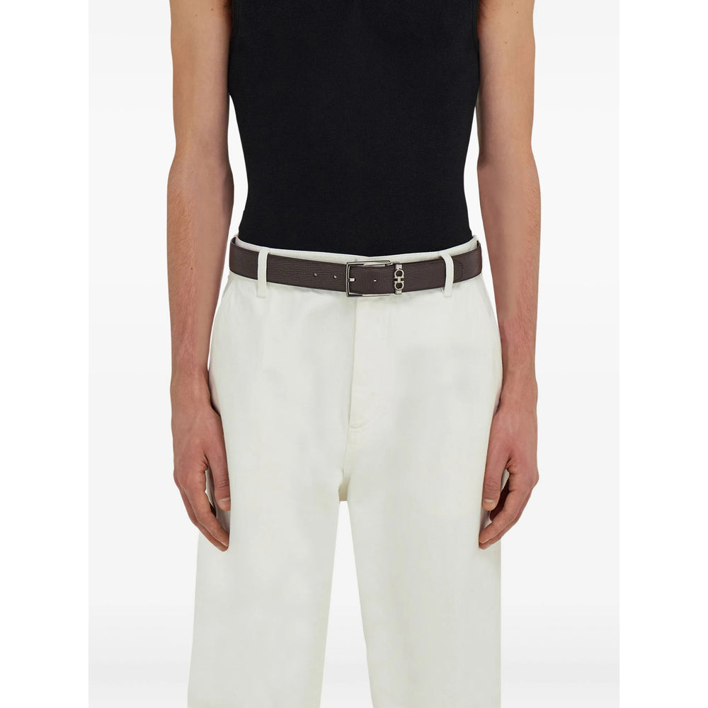 Ferragamo Brown Belts Men FERRAGAMO