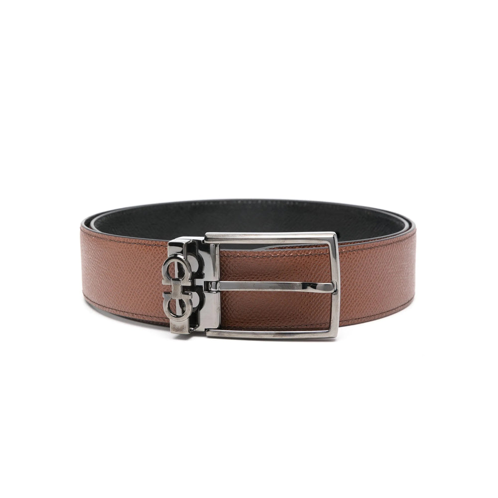 Ferragamo Brown Belts Men FERRAGAMO