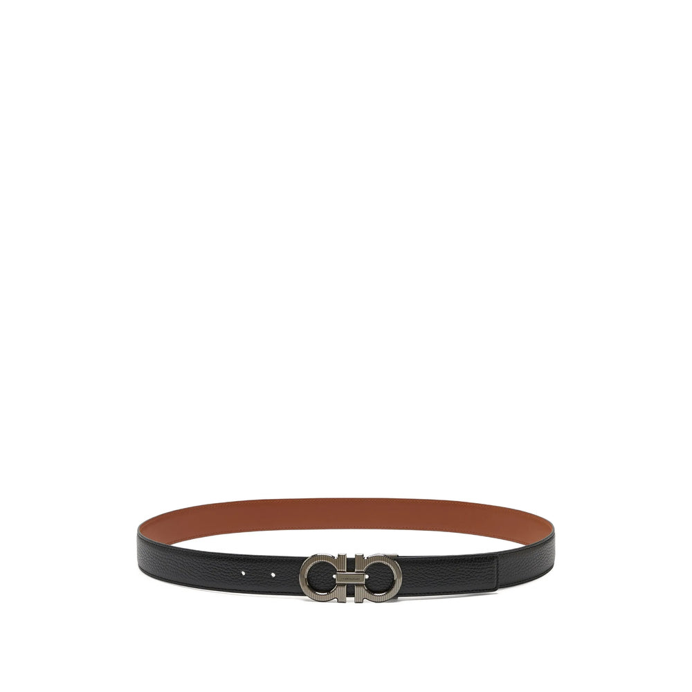 Ferragamo Black Belts Men FERRAGAMO