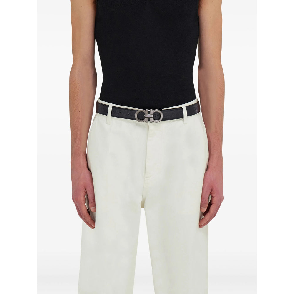 Ferragamo Black Belts Men FERRAGAMO