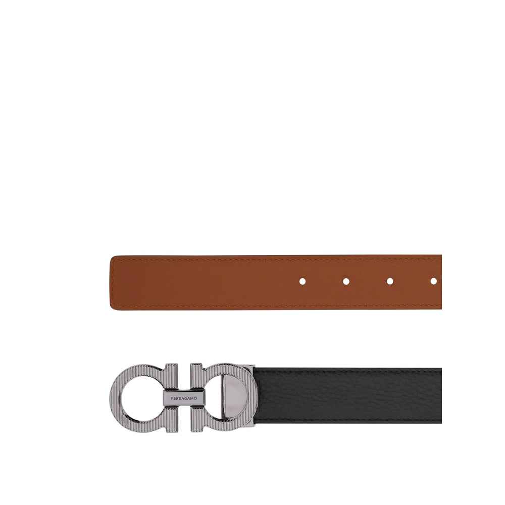 Ferragamo Black Belts Men FERRAGAMO