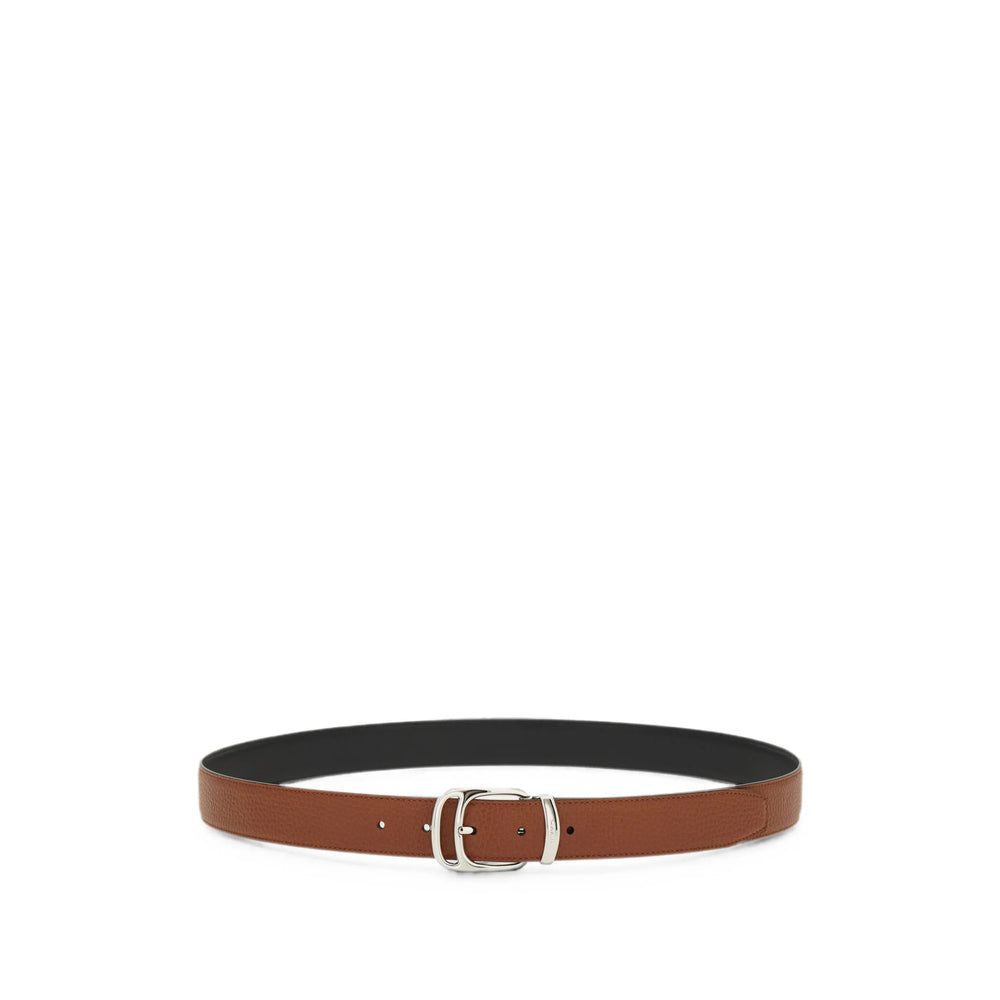 Ferragamo Brown Belts Men FERRAGAMO