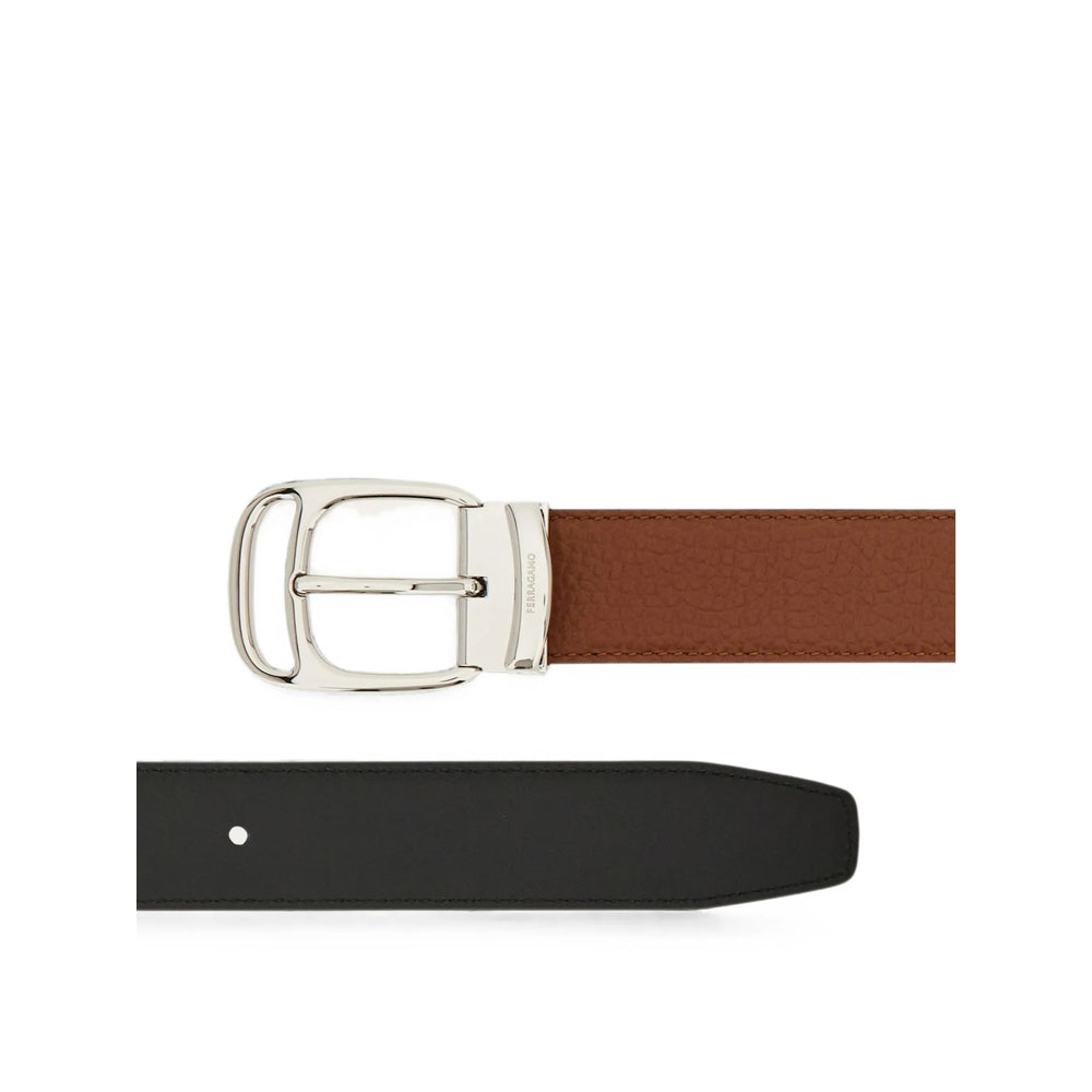 Ferragamo Brown Belts Men FERRAGAMO