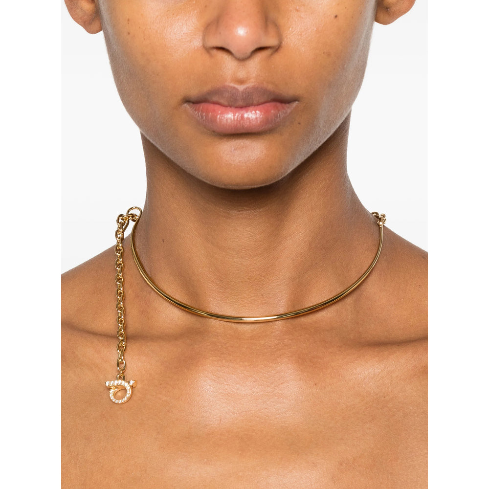 Ferragamo Gold Necklaces Women FERRAGAMO