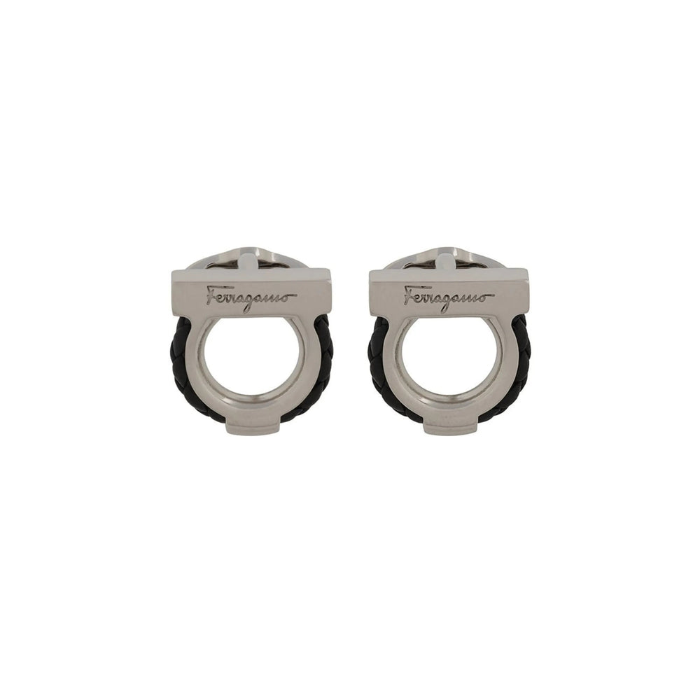 Ferragamo Silver Cufflinks Men FERRAGAMO