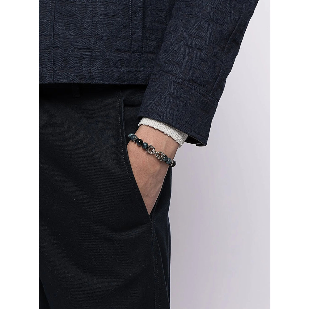 Ferragamo Black Bracelets Men FERRAGAMO
