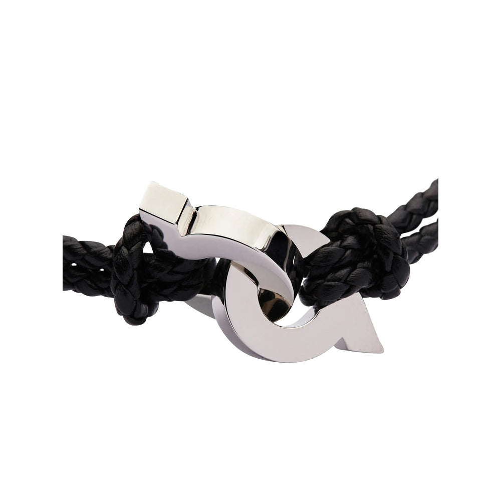 Ferragamo Black Bracelets Men FERRAGAMO