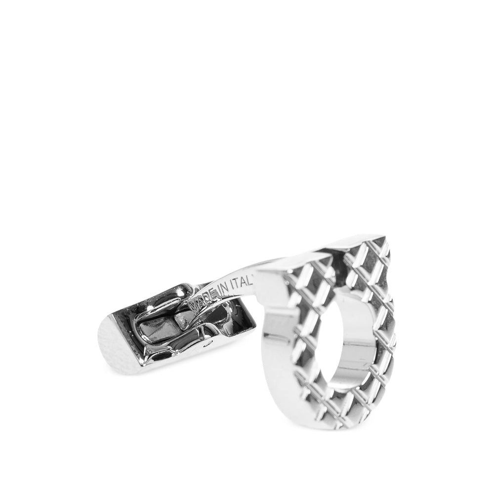 Ferragamo Silver Cufflinks Men FERRAGAMO