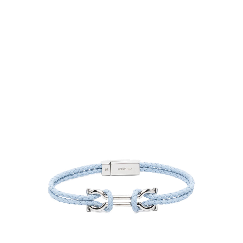 Ferragamo Silver Bracelets Men FERRAGAMO