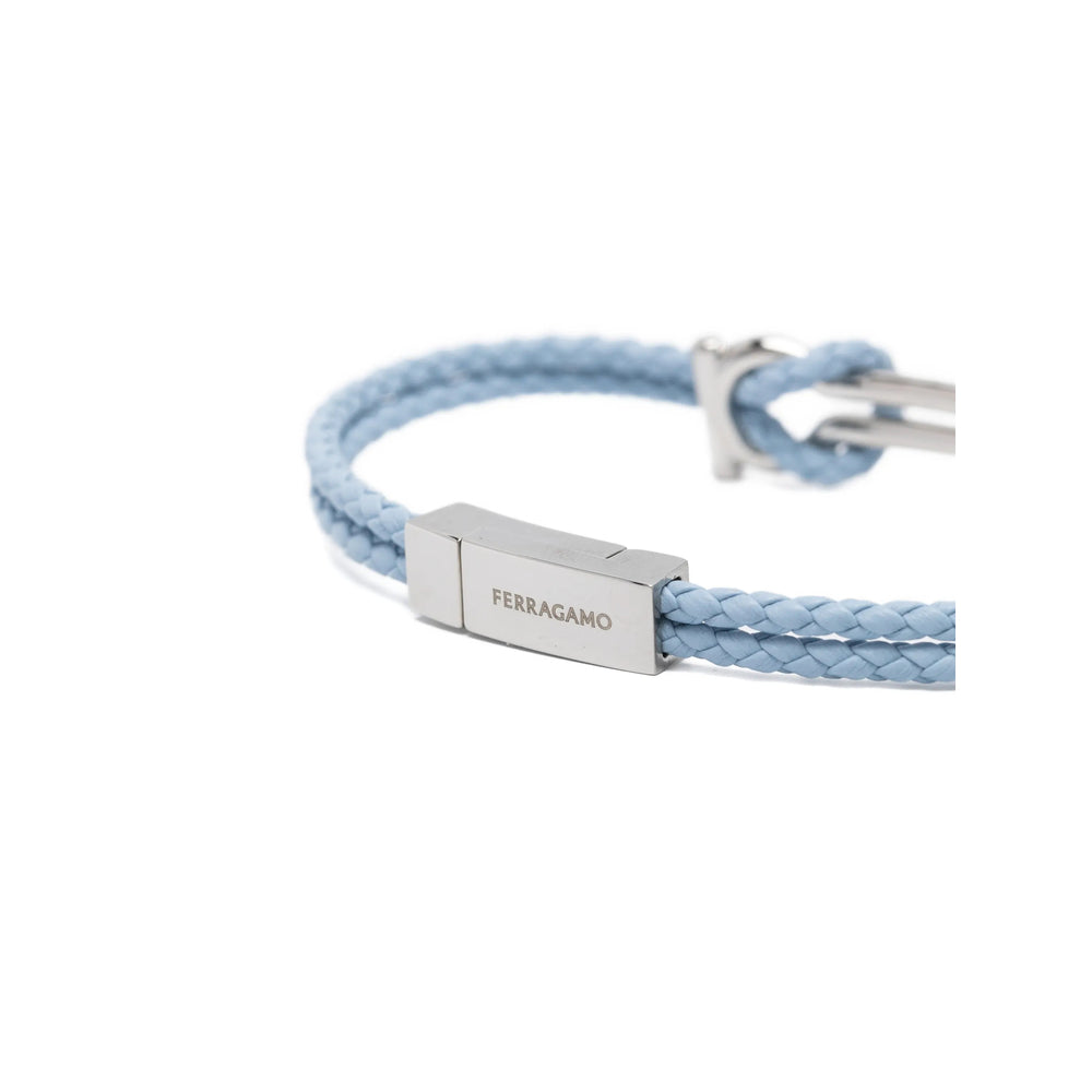 Ferragamo Silver Bracelets Men FERRAGAMO