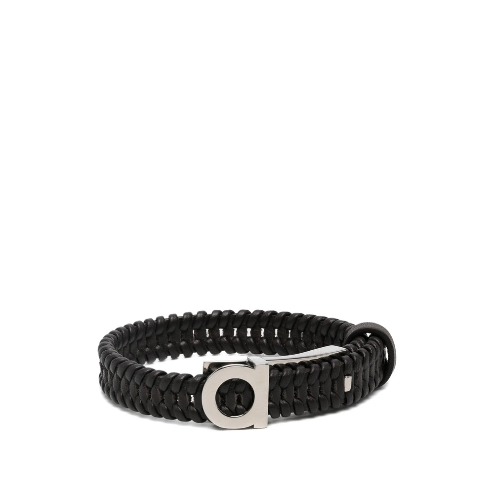 Ferragamo Black Bracelets Men FERRAGAMO