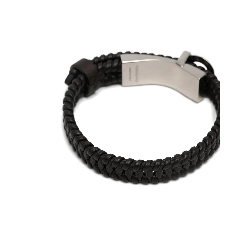 Ferragamo Black Bracelets Men FERRAGAMO
