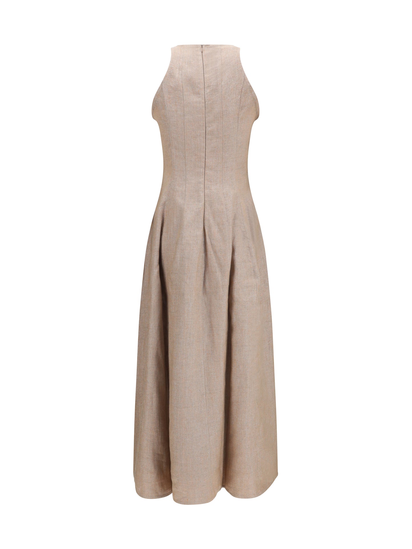 Brunello Cucinelli Women Sparkling Linen Twill Dress BRUNELLO CUCINELLI
