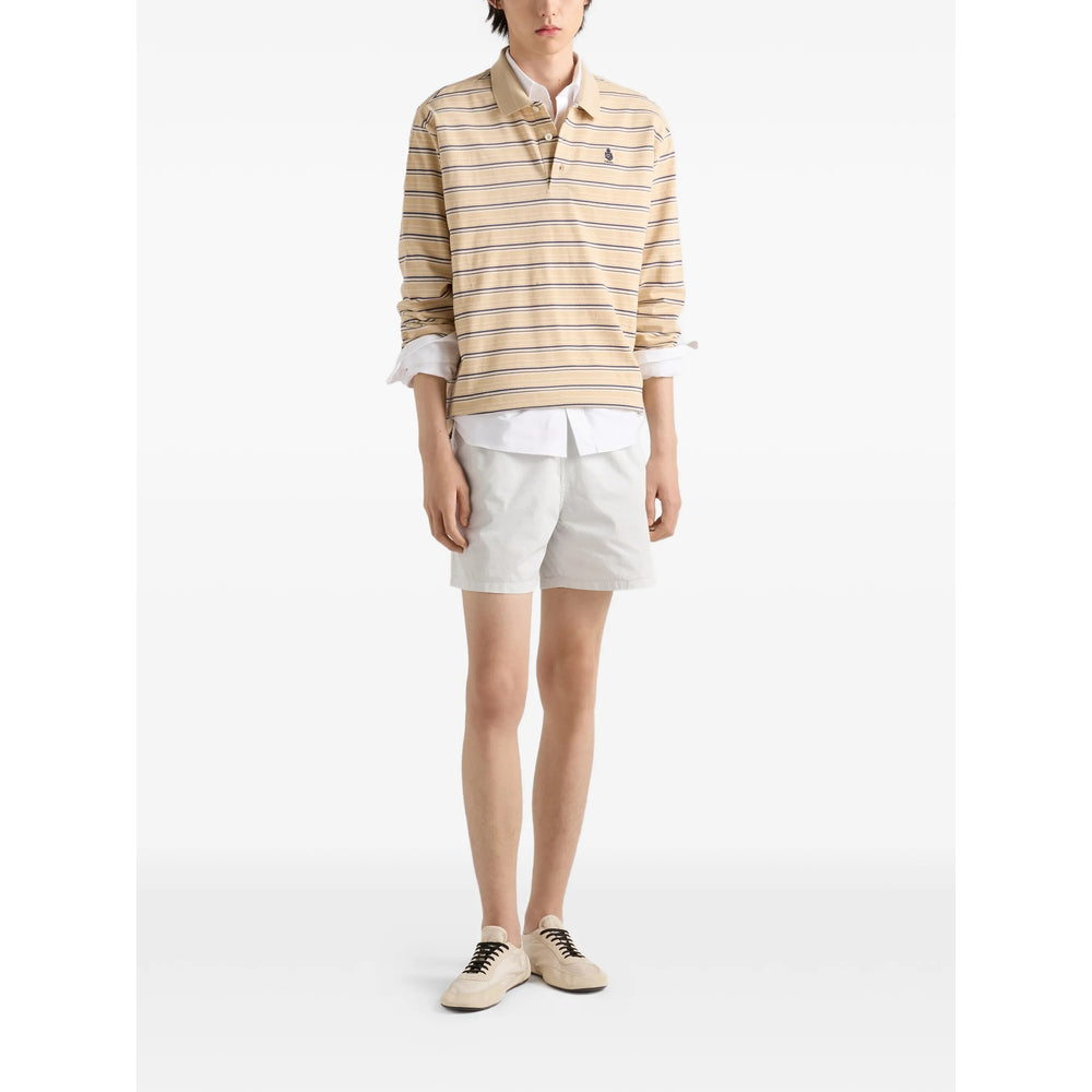 Prada Neutrals Polo Shirts Men PRADA