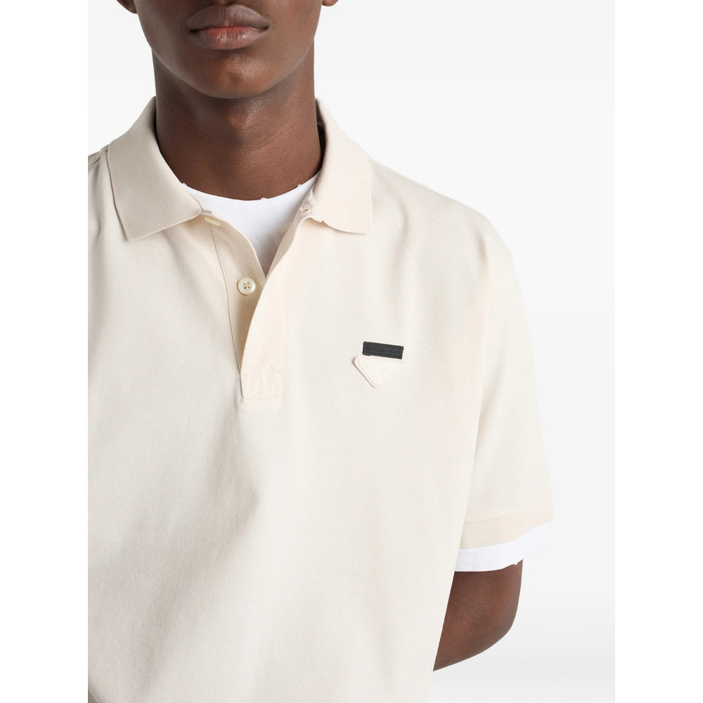 Prada Neutrals Polo Shirts Men PRADA