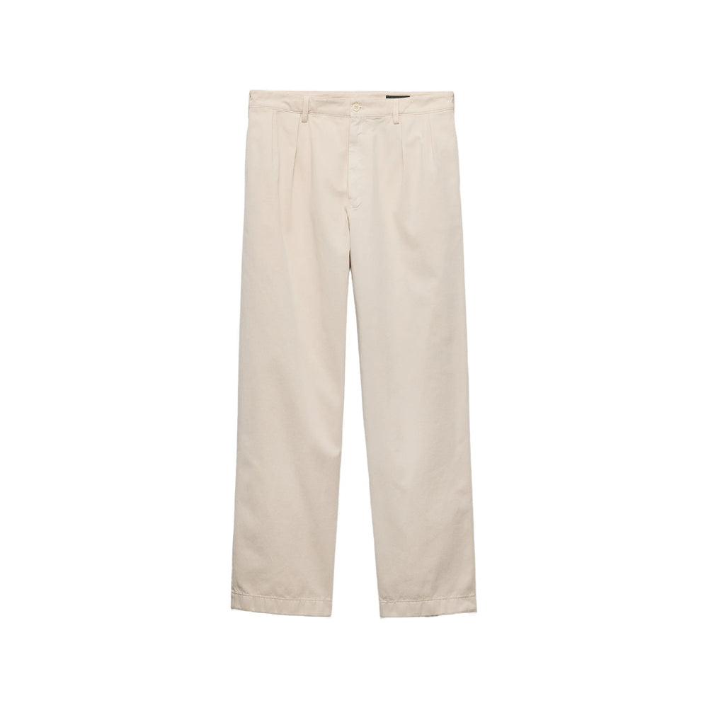Prada Neutrals Trousers - Wide-Leg Trousers Men PRADA
