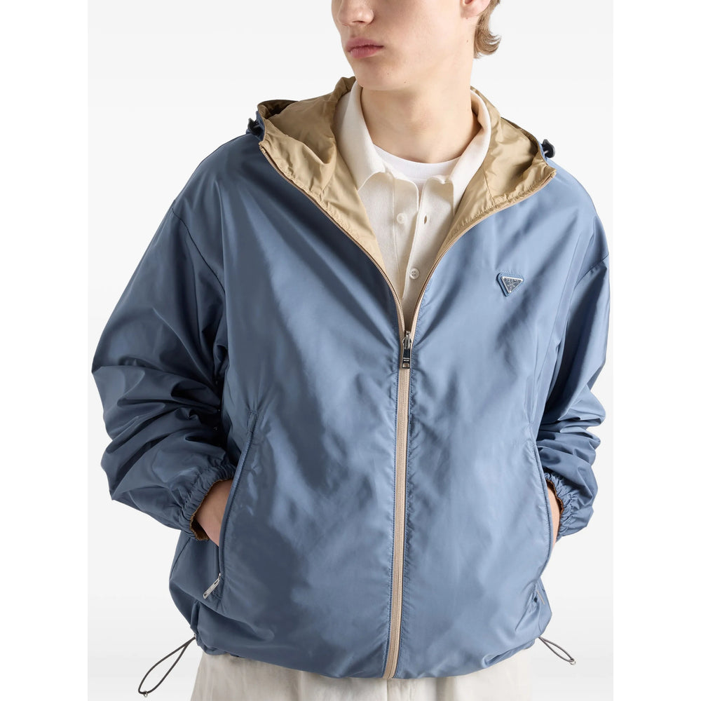 Prada Neutrals Jackets - Hooded Jackets Men PRADA