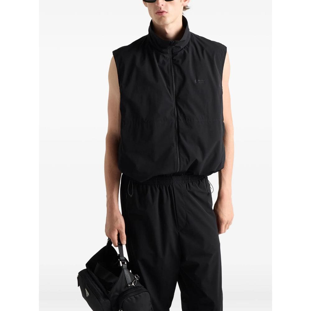 Prada Black Jackets - Waistcoats & Gilets Men Men PRADA