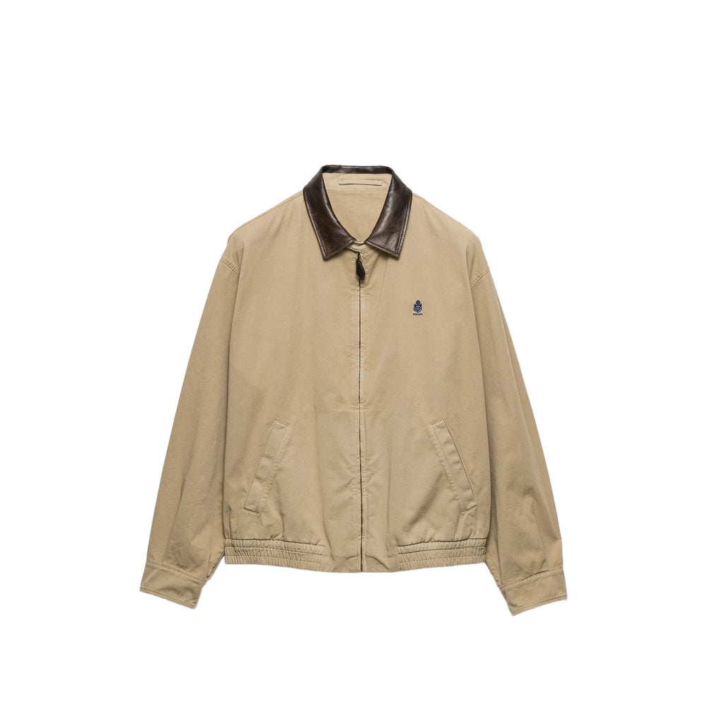 Prada Neutrals Jackets - Bomber Jackets Men PRADA