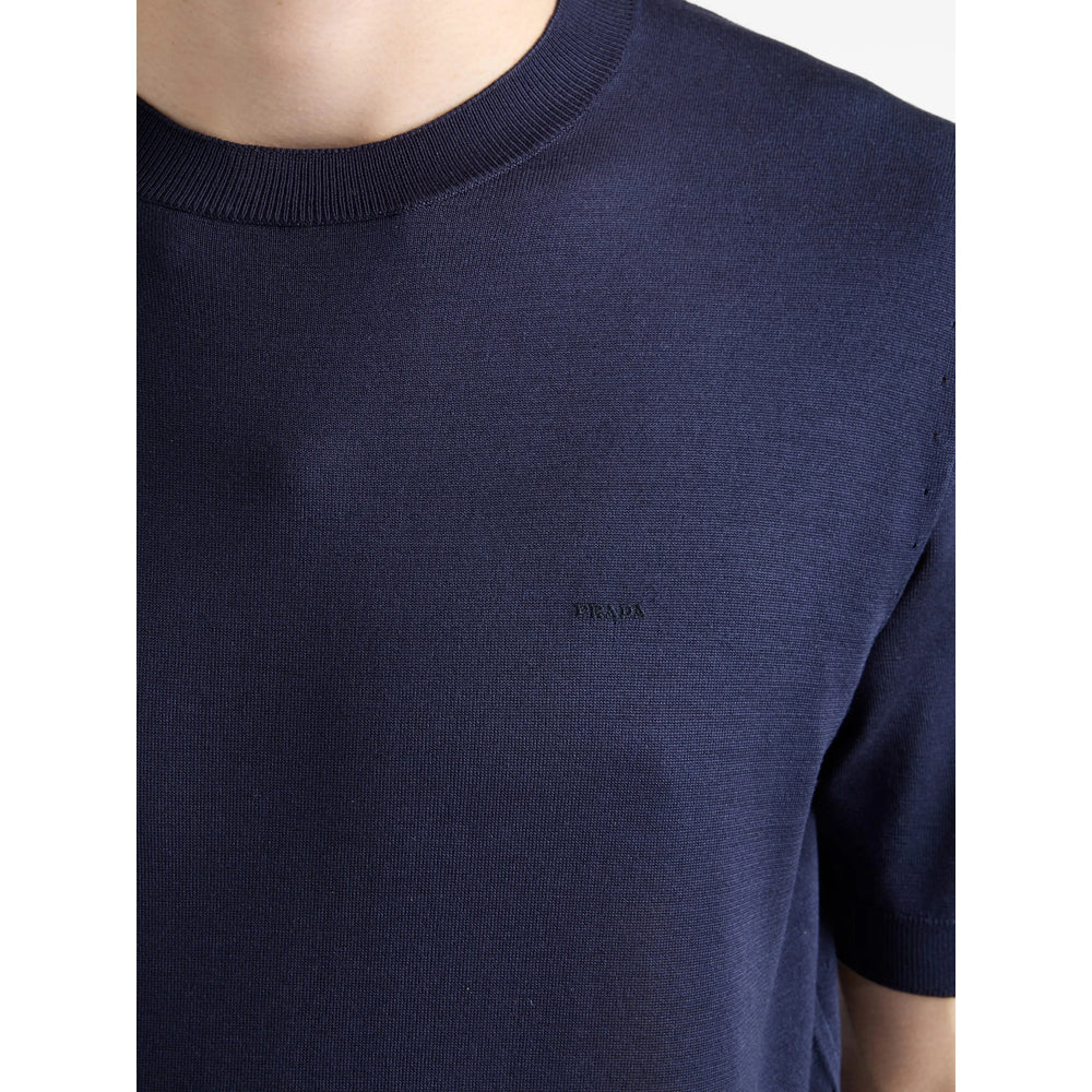 Prada Blue T-Shirts & Vests - T-Shirts Men PRADA